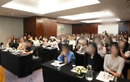 니캉샘 해외 설명회 현장